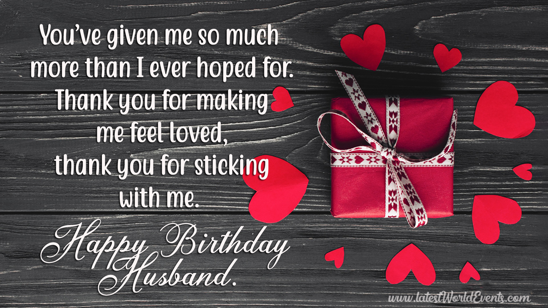 Romantic Birthday Wishes For Husband Latest World Events