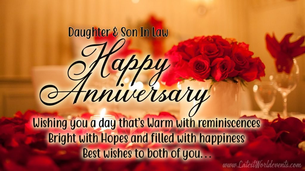 Happy Anniversary Daughter Son In Law Images Latest World Events