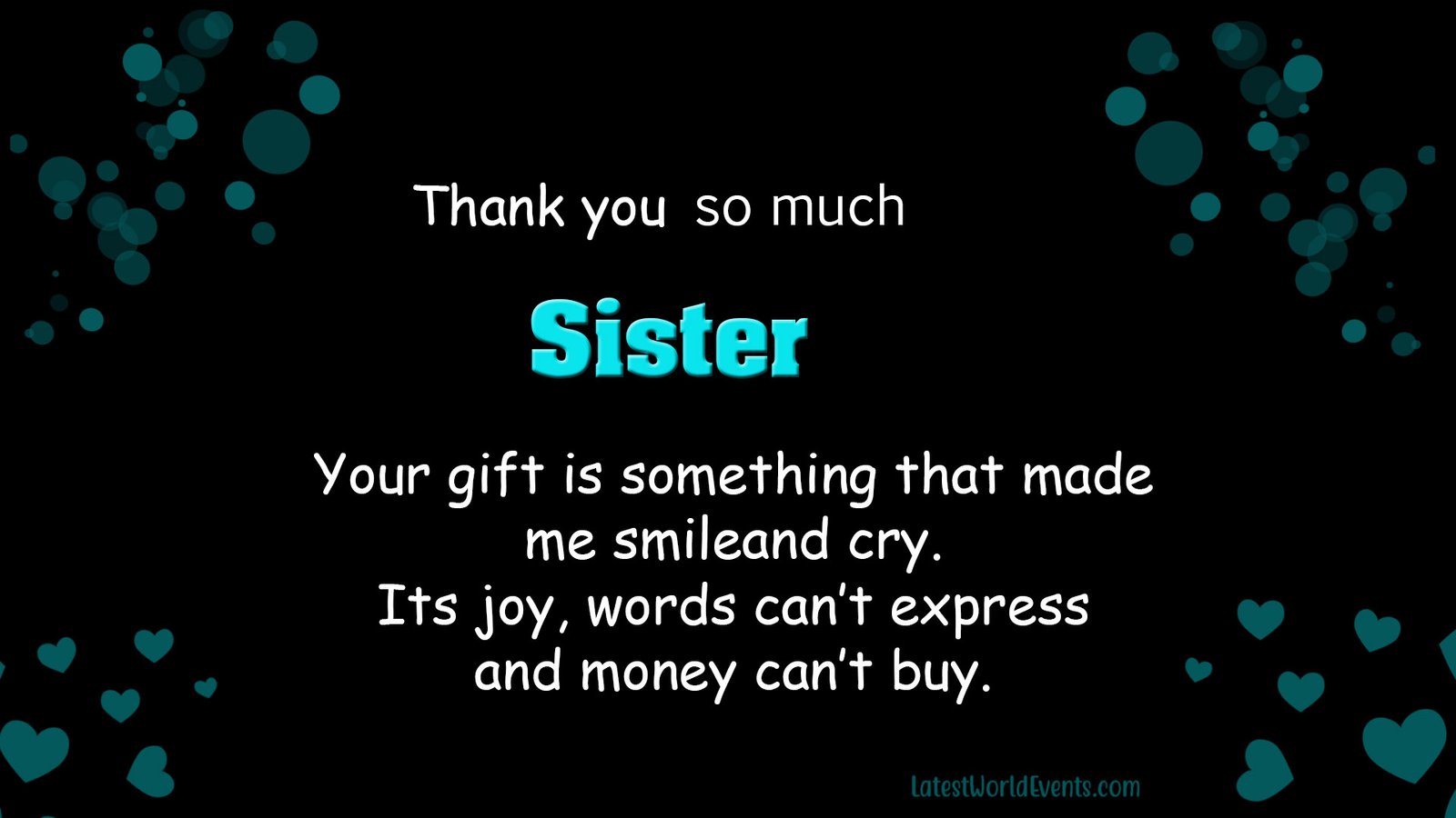 Thank you sister images & Thank you sister for birthday gift