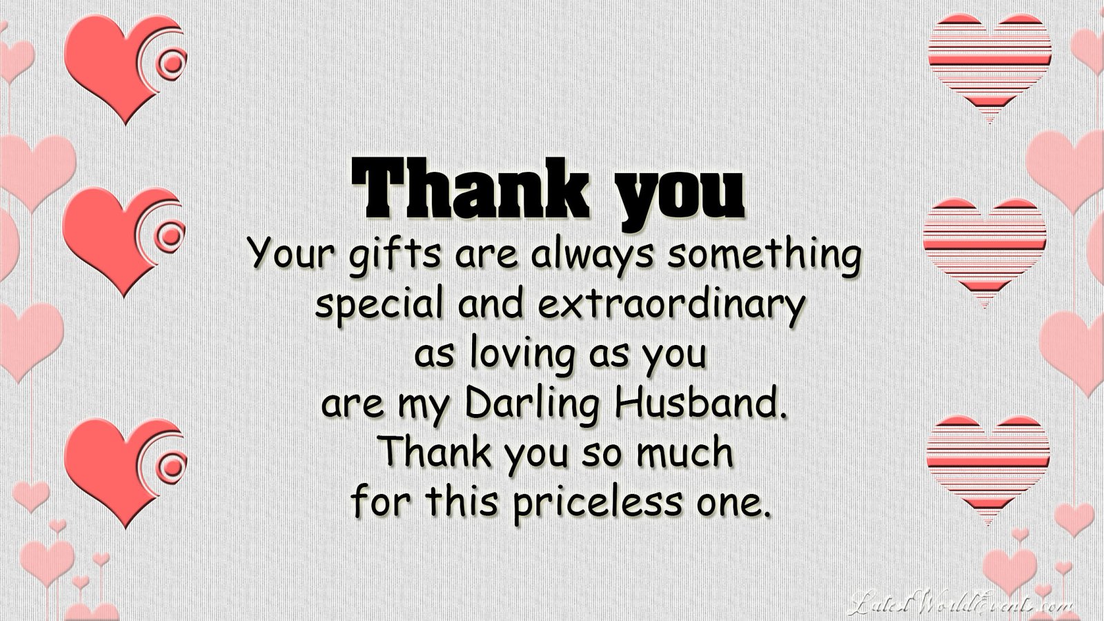 birthday surprise thank you message for husband