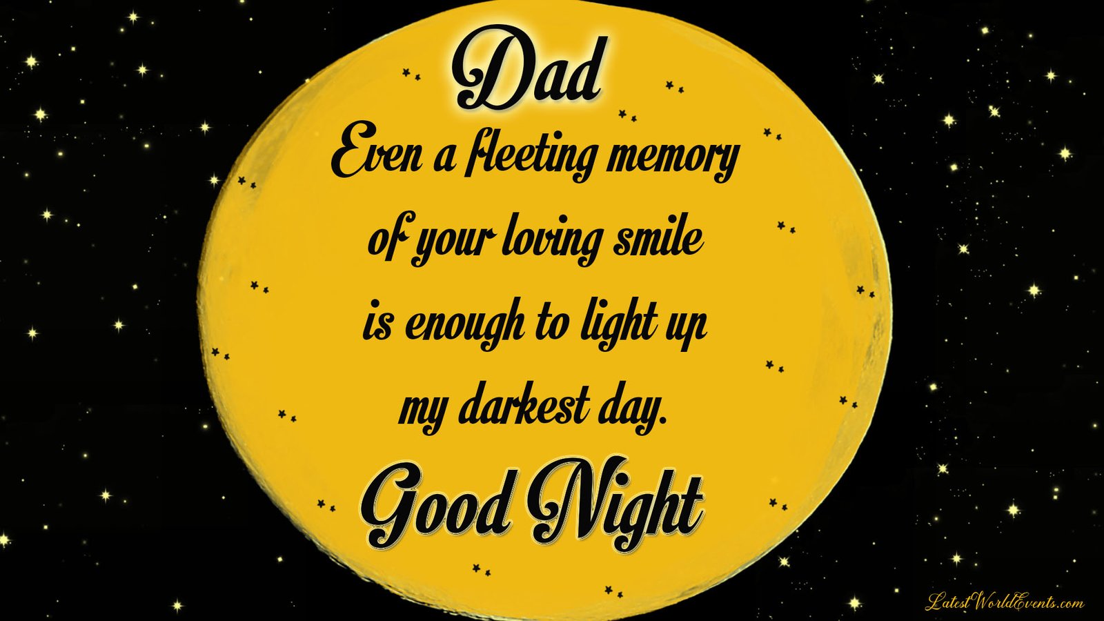 Good Night Wishes For Father Good Night Messages For Dad