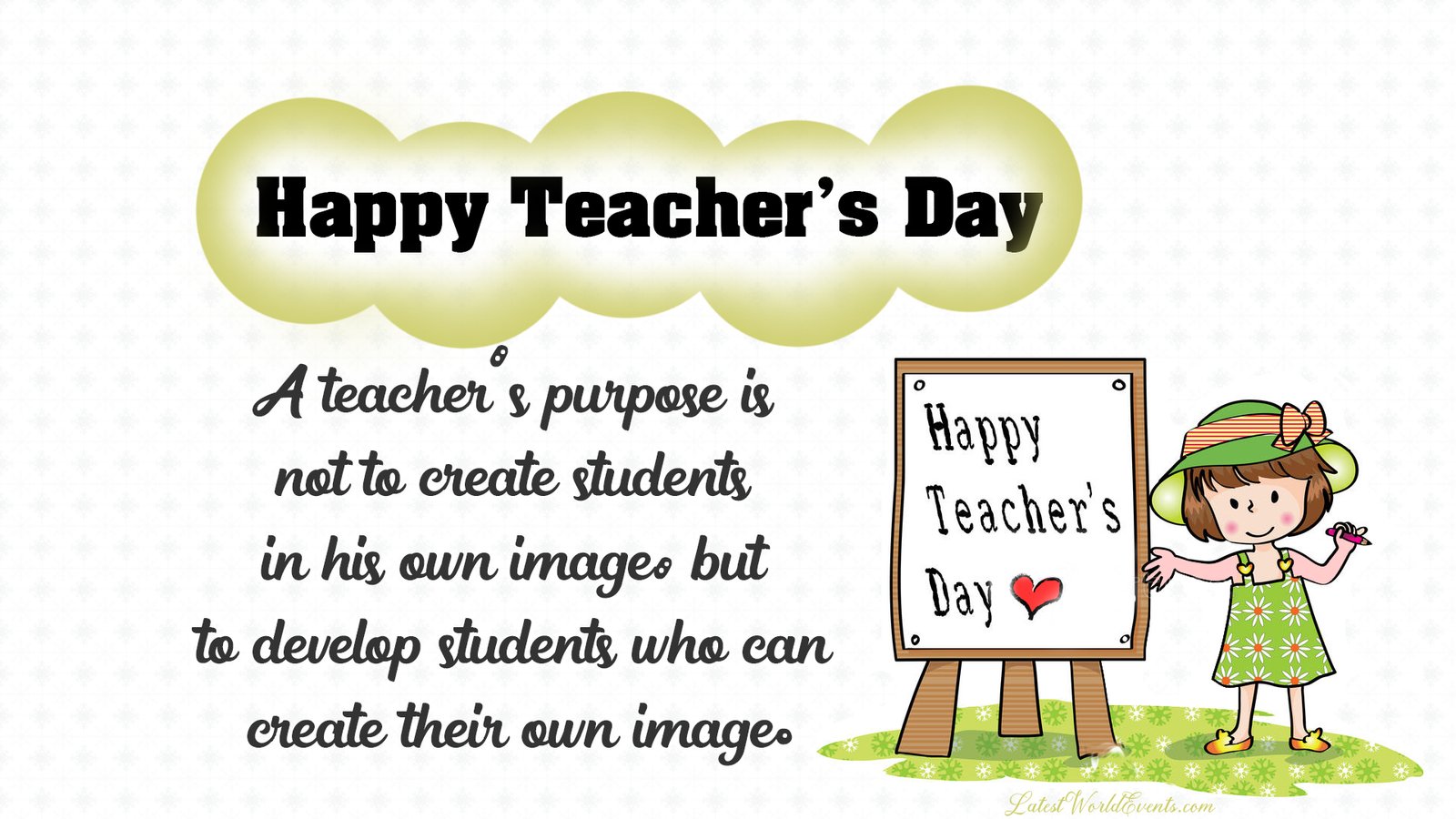 Teachers day wishes cards