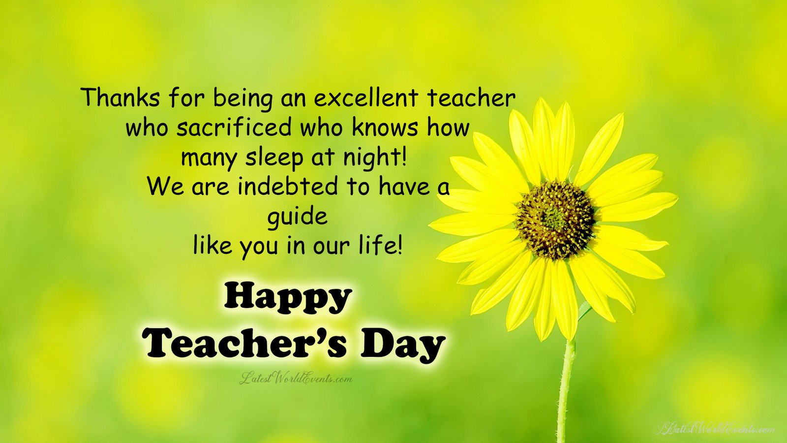 Inspirational messages for teachers day - Latest World Events