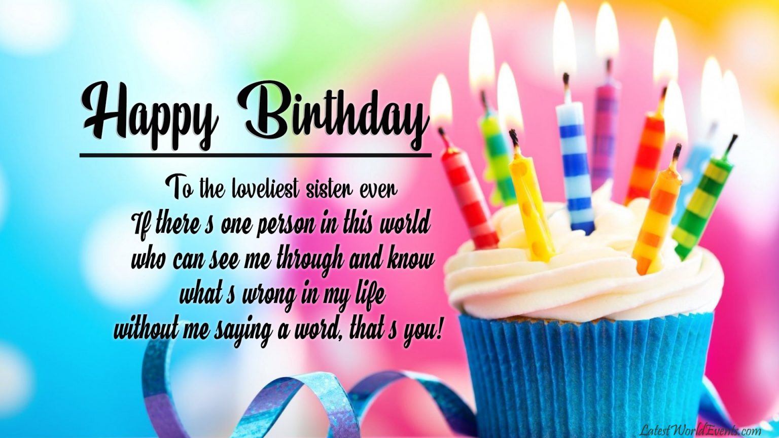 Emotional Birthday Wishes for Sister & birthday day quotes