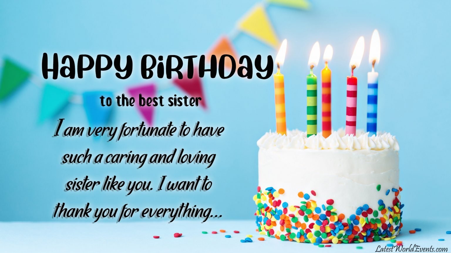 Emotional Birthday Wishes for Sister & birthday day quotes