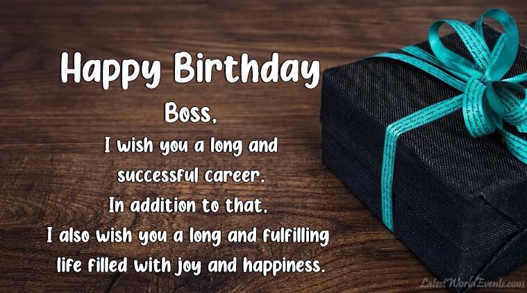 Happy Birthday Boss Images And Quotes - Latest World Events