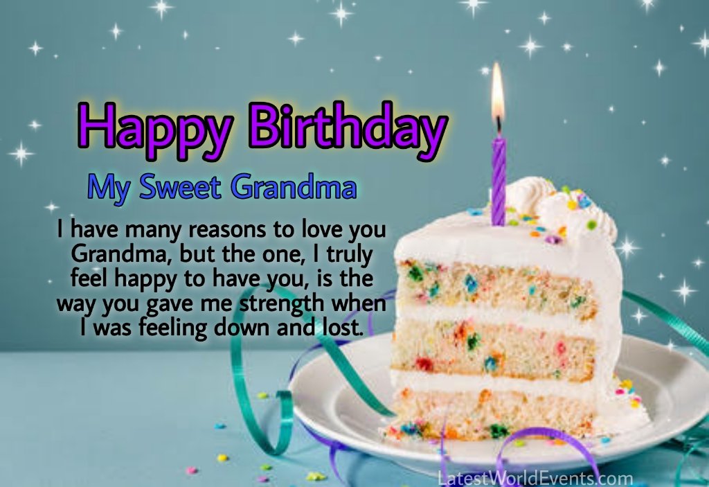 Birthday Wishes for Grandmother - Latest World Events