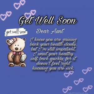 Get Well Soon Aunt Quotes - Latest World Events Images