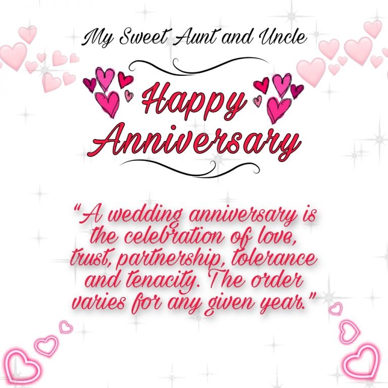 Wedding Anniversary Quotes For Aunty and Uncle - Latest World Events