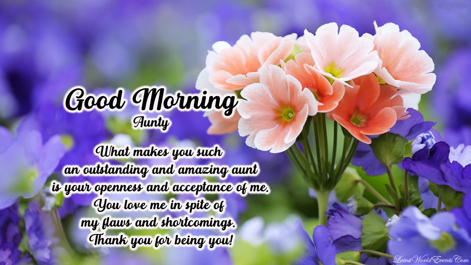 Good Morning Quotes For My Aunt - Latest World Events