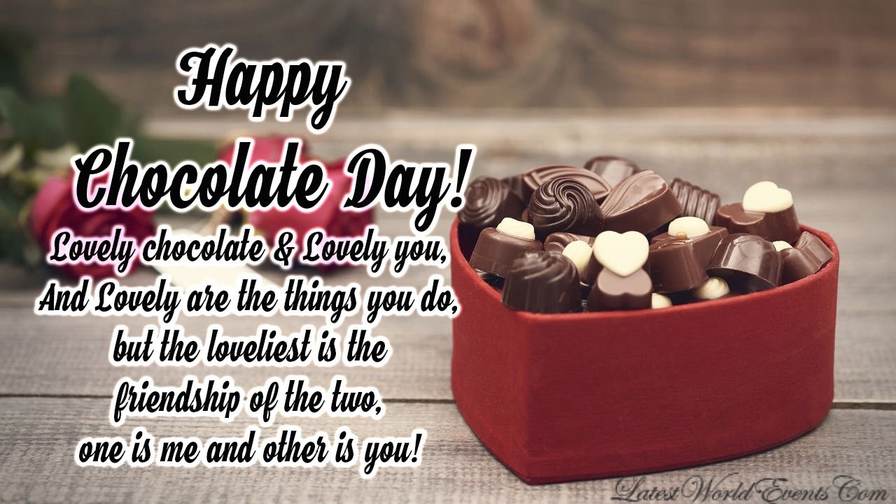 Happy Chocolate Day Wishes Messages Images - Latest World Events