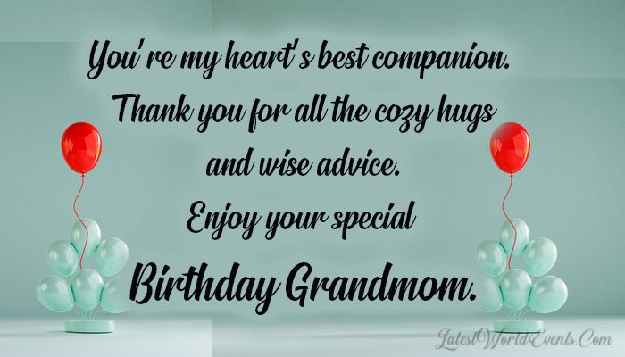 Birthday Wishes for Grandmother - Latest World Events