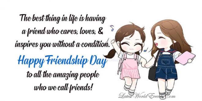 Friendship Day Quotes|Friendship Day Wishes - Latest World Events